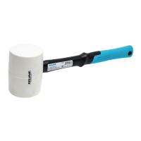 XTLINE XT04 / Fehér gumikalapács - üvegszálas nyéllel