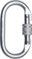 DELTA AM002 / Biztonsági csavaros karabiner, 5 db/csomag - acél, univerzális