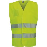 CERVA MAX ECO STR / Jól láthatósági mellény nyomtatott fényvisszaverő csíkokkal és igazolványtartó zsebbel