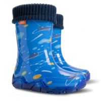 DEMAR STORMER LUX PRINT KOSMOS 0033T / Gyermek szigetelt gumicsizma - 28-35-ös méret